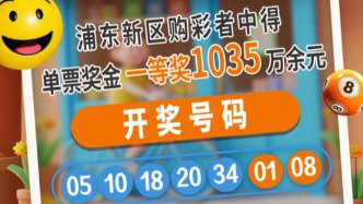 浦東成大樂透福地，購彩者“7+3”復式票中1035萬頭獎