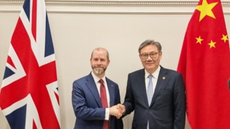 王文濤會見英國商貿大臣雷諾茲