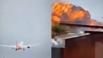 印度機場證實：失事客機計劃飛往英國，在機場附近墜毀