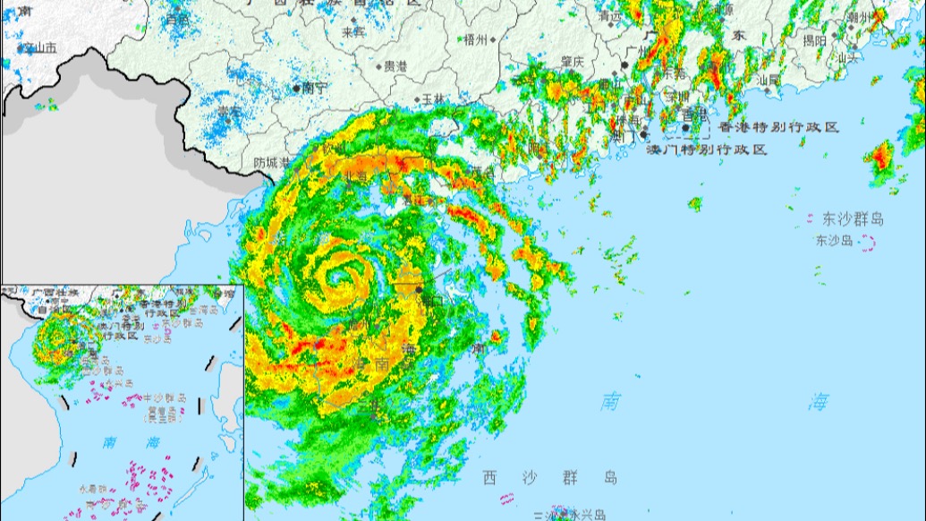 臺風“蝴蝶”將二次登陸廣東至廣西沿海