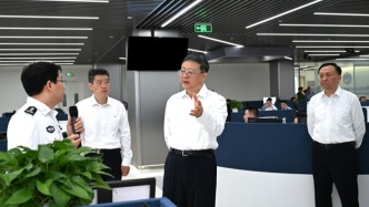走在前列、作好表率！陳吉寧調研市公安局新質戰斗力提升工作