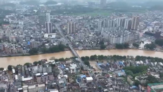 廣東懷集遇歷史最大洪水：18萬人受災，水位已從高峰回落