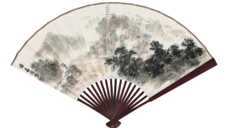 传统扇画呈现当代水墨，“风口摩登”上海展出