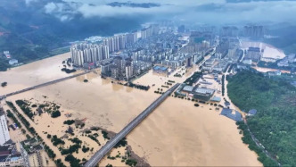 珠江流域西江水系都柳江發(fā)生特大洪水