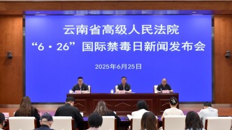 云南高院发布2024年以来打击毒品犯罪情况：重刑率逾49%