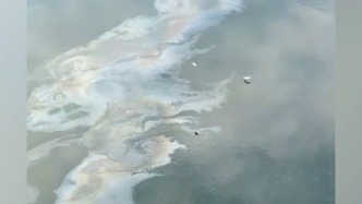 贵州余庆县乌江段水域现大量浮油，环保局：航道施工船液压泵爆管导致