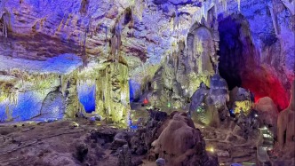 特写丨“织金洞外无洞天”：亿万年时光造就难以复制的自然奇迹‌