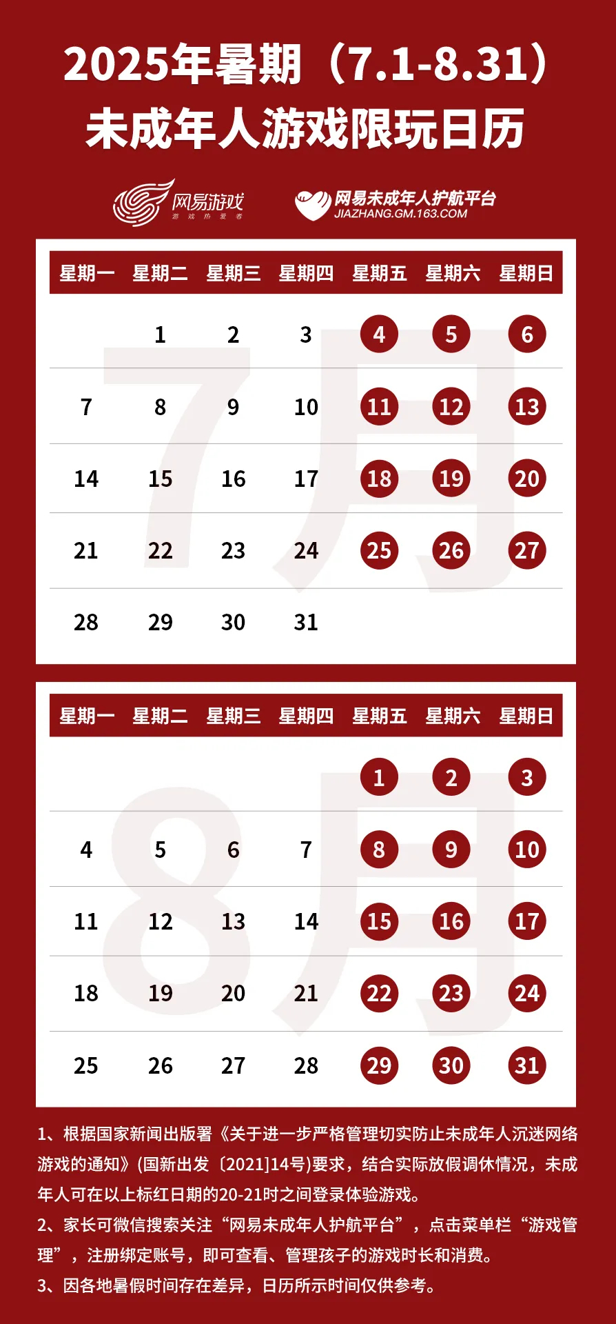 不超过27小时！腾讯、网易发布暑期未成年人游戏“限玩令”