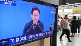 民调显示韩国总统李在明执政首月支持率为65%