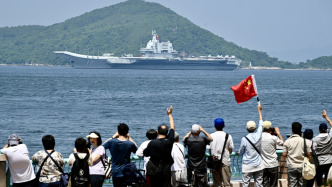 國防部介紹山東艦航母編隊訪港情況