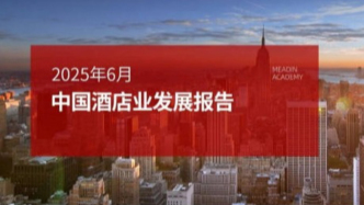 2025年6月中国酒店业发展报告