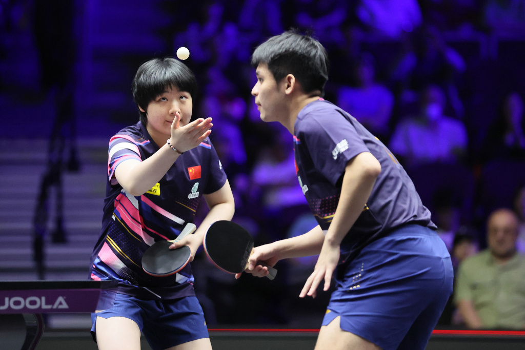 林诗栋/蒯曼获混双冠军，国乒斩获WTT美国大满贯首冠