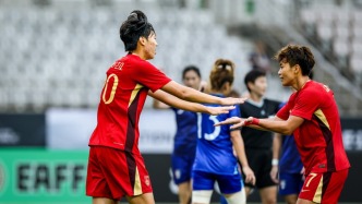 中國女足4比2擊敗中國臺北，斬獲女足東亞杯首場勝利
