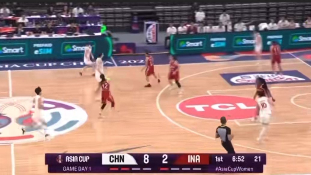 中國女籃大勝印尼女籃，贏得亞洲杯開門紅