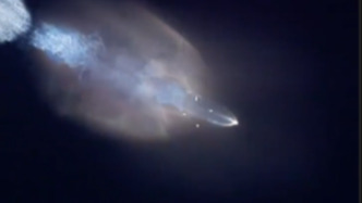 震撼！天舟九号发射上演太空水母