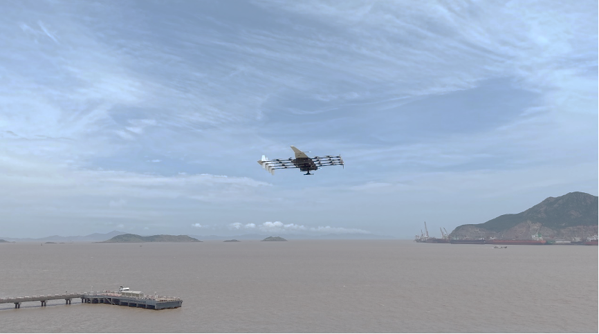 长三角首条海岛低空物流试验航线首飞成功，沪舟甬10条低空航线获批