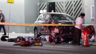 美国洛杉矶一车辆冲入人群，造成至少28人受伤
