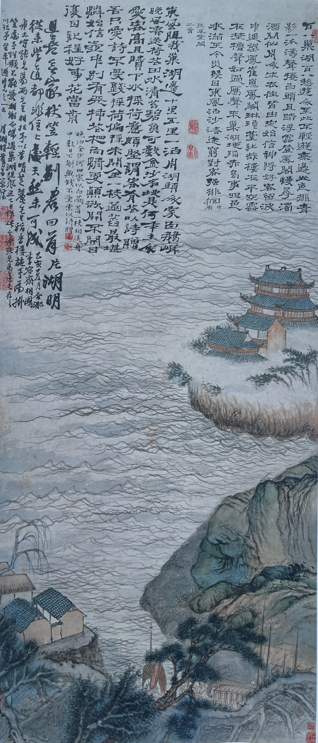 文脉长江｜走进石涛画作，看安徽巢湖三百年的变与不变