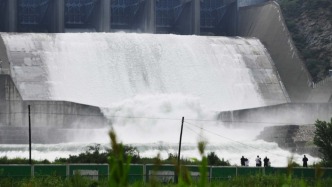 北京密云水庫(kù)下泄流量達(dá)720立方米每秒