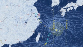 上海气象部门：台风“竹节草”可能登陆浦东到崇明东部一带