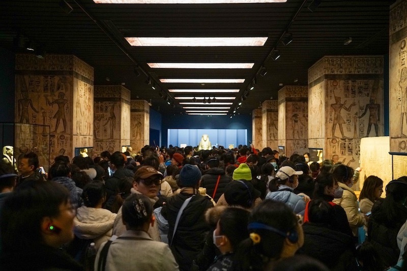 上博古埃及大展闭幕前将连开7天7夜！