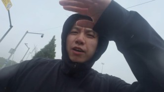 記者深入“竹節(jié)草”臺風(fēng)眼：“市區(qū)大暴雨，這里雨時大時小”