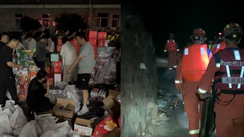 现场丨河北滦平马营子乡抗洪的22个瞬间