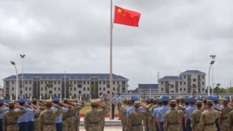 慶祝中國人民解放軍建軍98周年，祖國各地官兵舉行升旗儀式