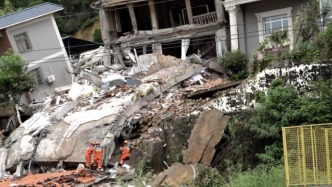 廣州白云發(fā)生山體滑坡致房屋垮塌多人被困，已救出7人