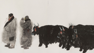 高天厚土里的質(zhì)樸與豐碑：知名畫(huà)家袁武上海首展