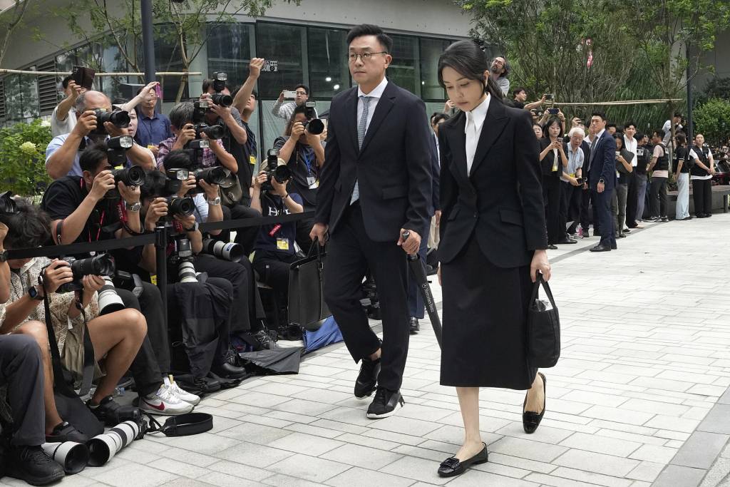 韩国法院决定于8月12日上午对金建希进行拘留必要性审查