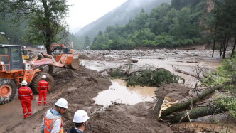 甘肅榆中縣強(qiáng)降雨引發(fā)山洪，國家消防救援局派工作組趕赴現(xiàn)場