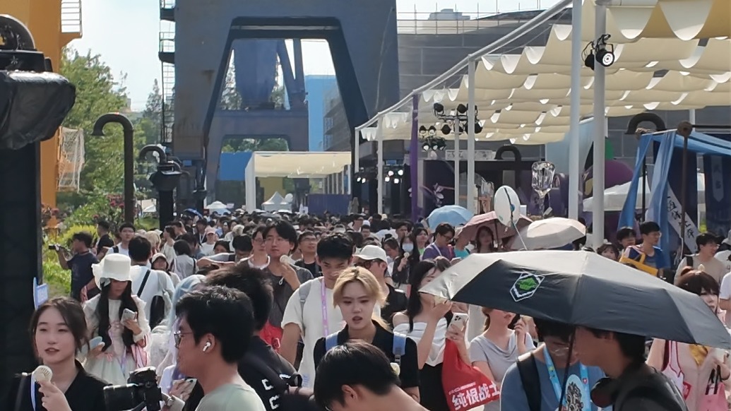 他们从各地赶来“痛岛”，现场氛围火热