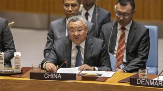 中國代表：必須堅決反對以色列占領(lǐng)加沙的企圖