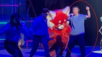 男子沖上臺致演出中斷，上海迪士尼：兩年內(nèi)禁止入園