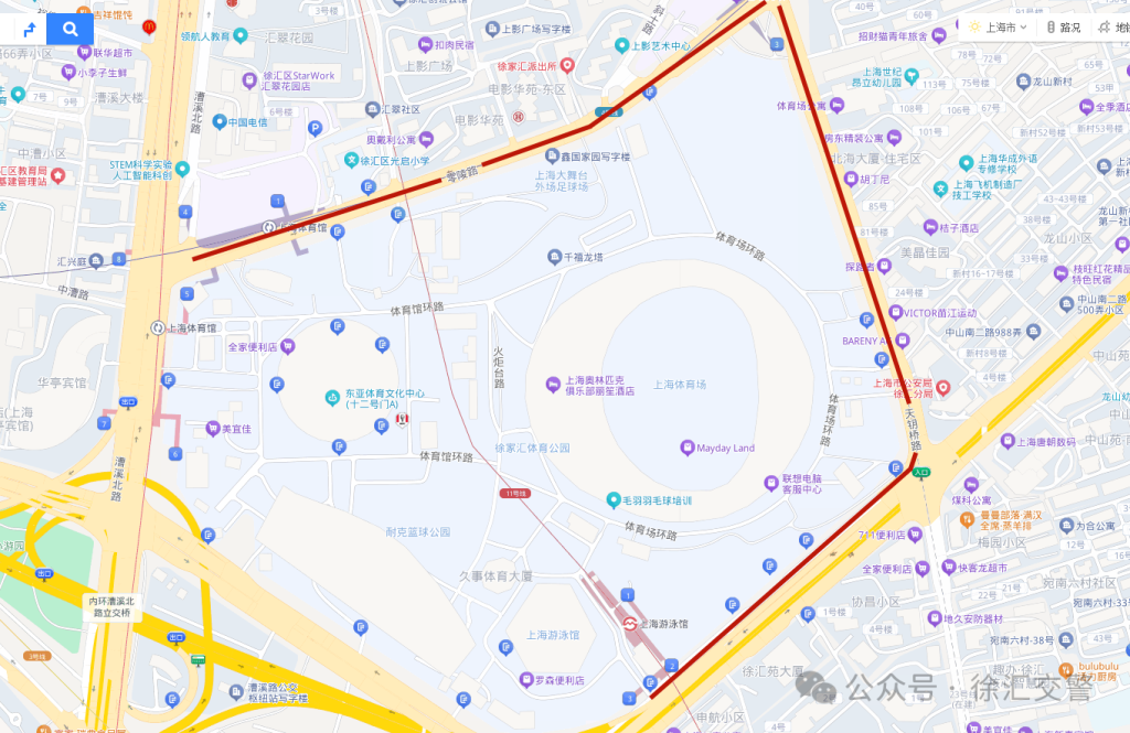 时代少年团演唱会下周举行，上海体育场周边道路将实行临时交通管制