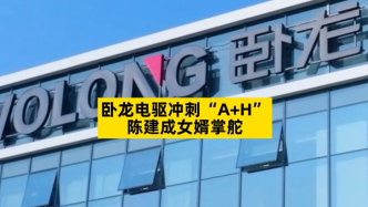 卧龙电驱冲刺“A+H”，陈建成女婿掌舵