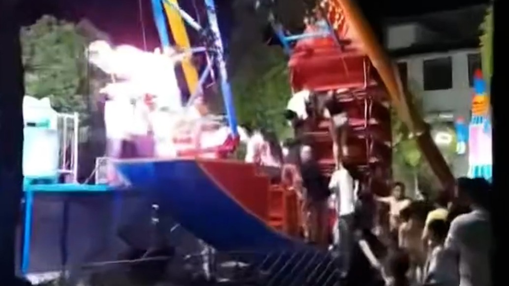 河南郟縣通報(bào)海盜船運(yùn)行時(shí)發(fā)生故障：2人受輕微傷，正治療