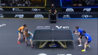 孙颖莎王曼昱夺得WTT欧洲大满贯瑞典站女双冠军