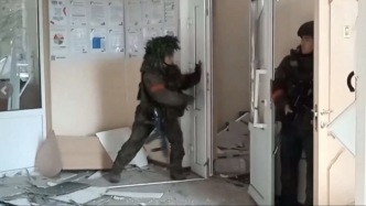 朝鮮公布朝軍在庫(kù)爾斯克地區(qū)作戰(zhàn)畫面，士兵摧毀敵軍裝甲部隊(duì)