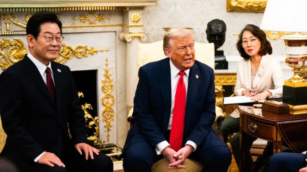 當著韓國總統(tǒng)的面，特朗普表態(tài)：希望今年見到金正恩