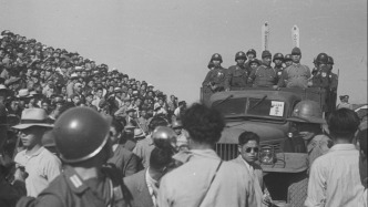 上海攝影師康正平后人捐贈一批80年前抗戰(zhàn)勝利和名人照片