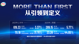 前瞻戰(zhàn)略布局再獲碩果，嬰幼兒奶粉實(shí)現(xiàn)歷史突破，伊利2025年中報(bào)營收凈利雙增