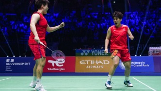 劉圣書/譚寧獲羽毛球世錦賽女雙冠軍