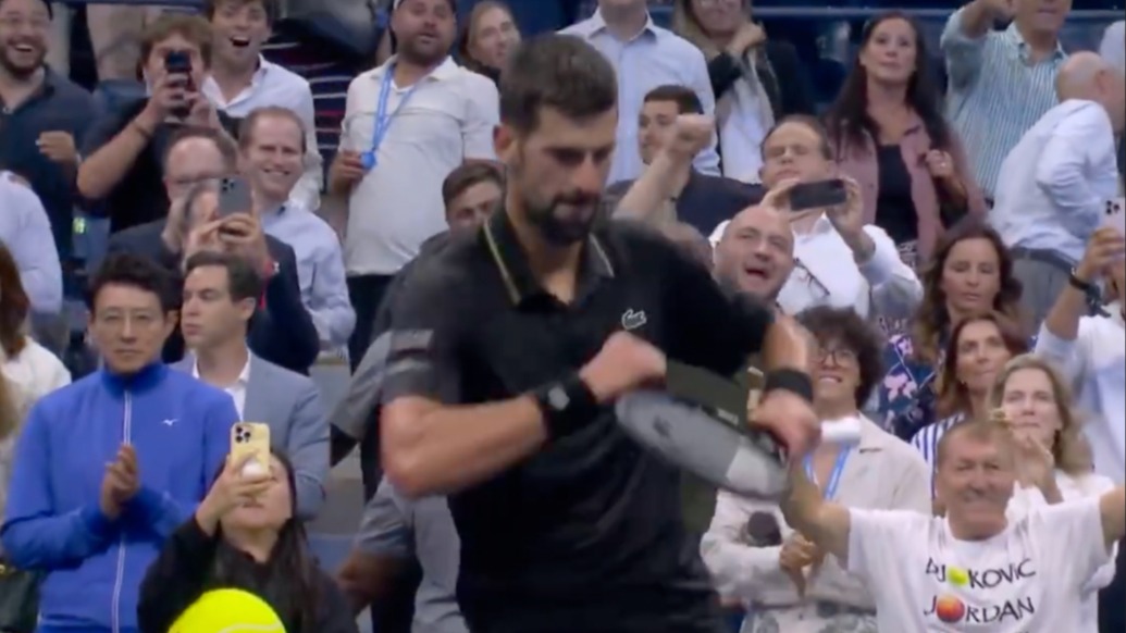 闖入美網(wǎng)四強，德約即興跳了段女兒教的舞