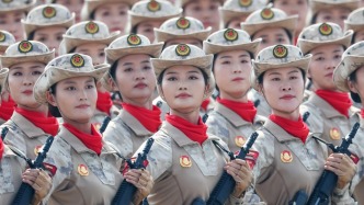 第1現(xiàn)場·九三閱兵?｜民兵方隊：閱兵場上的“花木蘭”