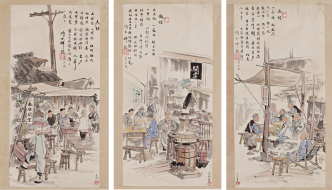 張文元的“漫畫抗戰(zhàn)”與“國畫抗戰(zhàn)”