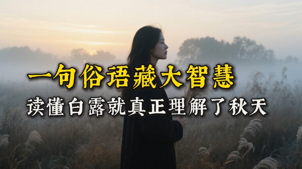 “白露身不露”啥意思？它不只是句俗语，更是古人给你的养生指南