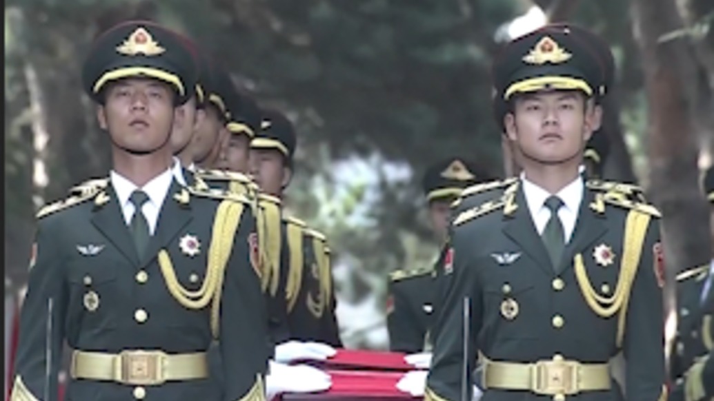 山河永念，英灵不朽！30位在韩中国人民志愿军烈士，在沈阳抗美援朝烈士陵园安葬