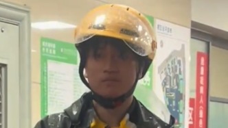 “出來打拼都不容易，不能不管”，男子雨夜騎車摔倒幸遇18歲外賣小哥騎車送醫(yī)